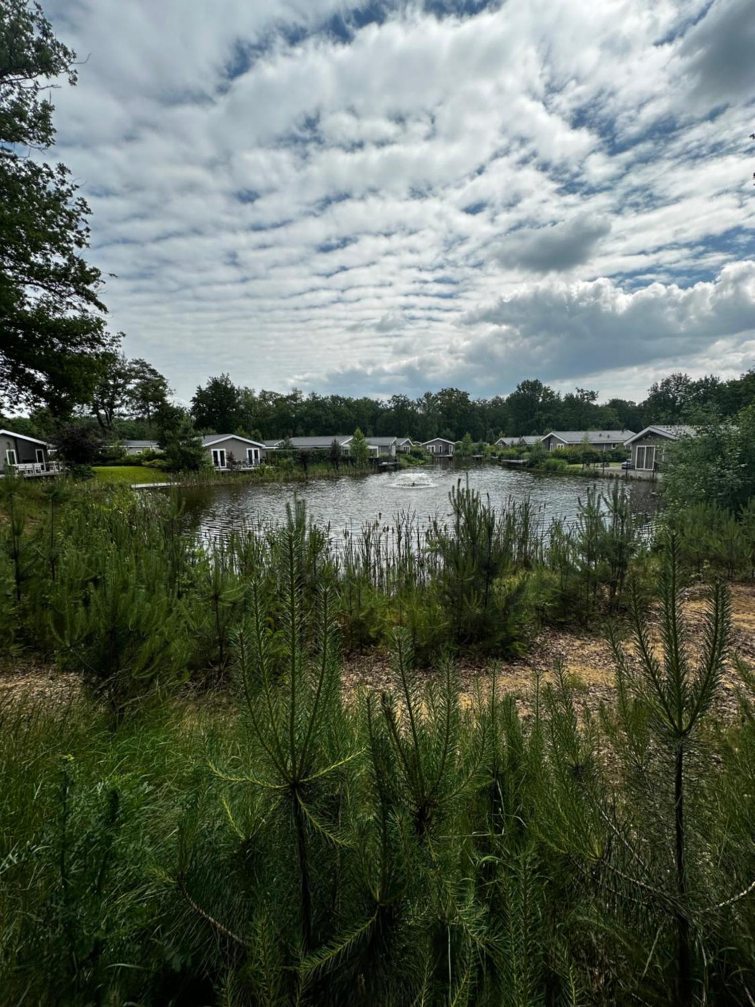 Sfeervolle Blokhut Op De Veluwe Op Recreatiepark Topparken In Beekbergen Met Vrije Tuin En Eigen Parkeerplaats Экстерьер фото